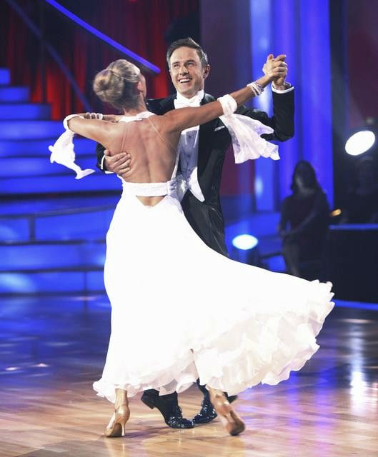 Actor David Arquette and his partner Kym Johnson...