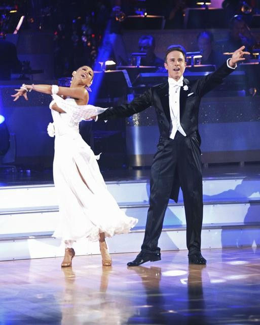 Actor David Arquette and his partner Kym Johnson...