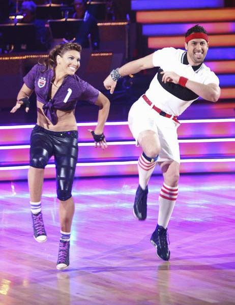 U.S. soccer star Hope Solo and her partner...