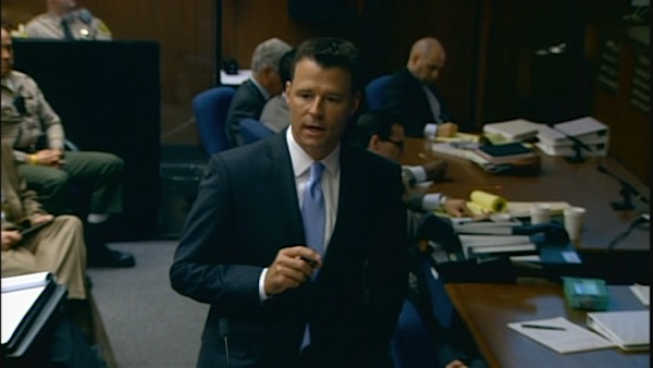 Deputy District Attorney David Walgren delivers opening statements on Sept. 27, 2011, in the trial of Dr. Conrad Murray, accused of killing Michael Jackson.