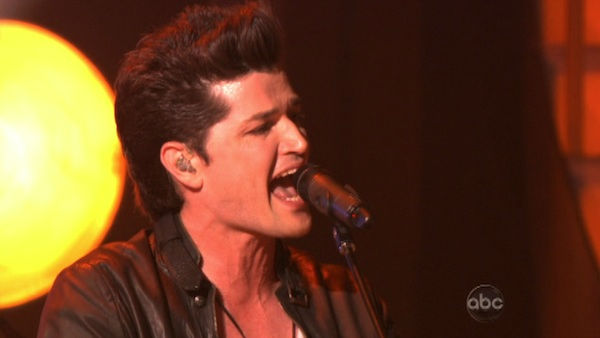 The Script played on the 'Dancing With The...