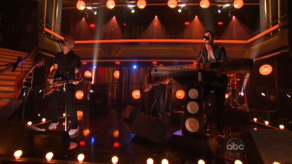 The Script played on the 'Dancing With The...