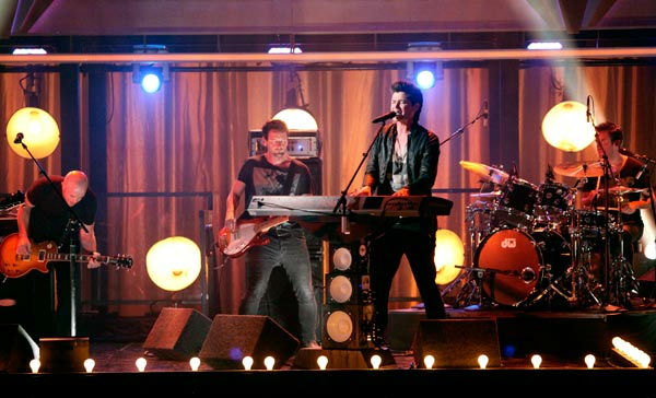 The Script played on the 'Dancing With The...