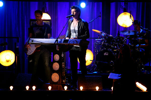 The Script played on the 'Dancing With The...