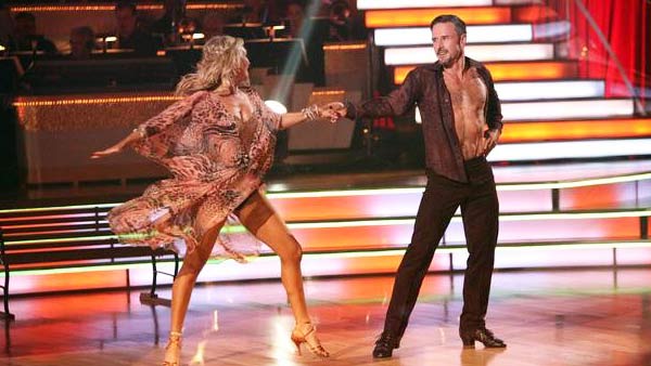 Actor David Arquette and his partner Kym Johnson received 24 out of 30 from the judges for their Rumba on the October 3 episode of 'Dancing With The Stars.'