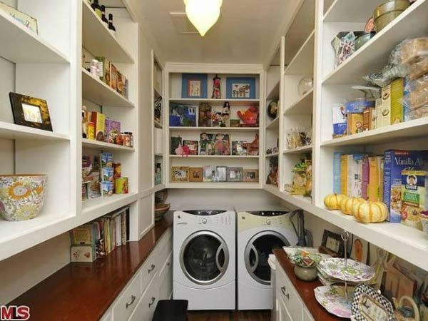 The pantry in Frances Bean Cobain's 3,350 square...