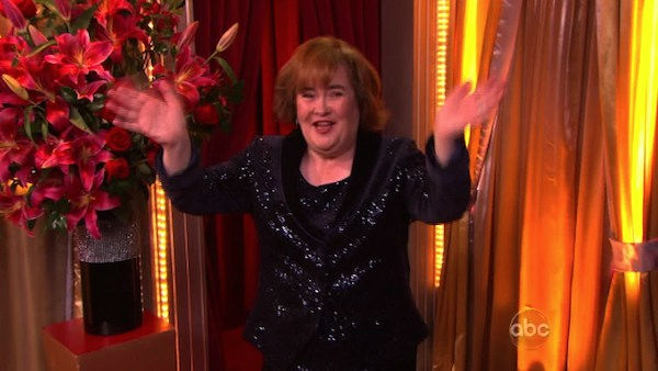Susan Boyle, graced the stage with a rendition...