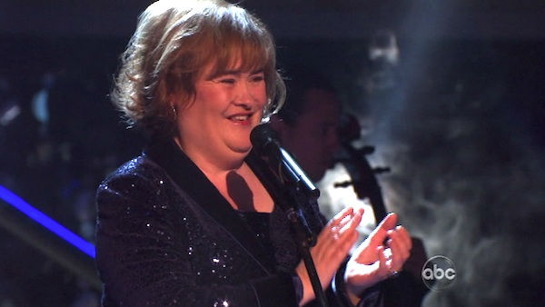 Susan Boyle, graced the stage with a rendition...