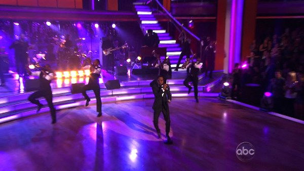 Singer Raphael Saadiq sang an original version...