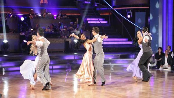 Professional dancers perform on the October 3...