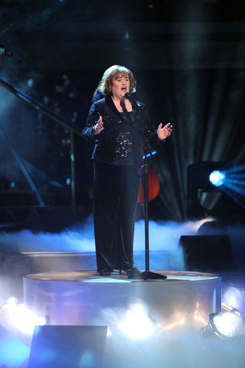 Susan Boyle, graced the stage with a rendition...