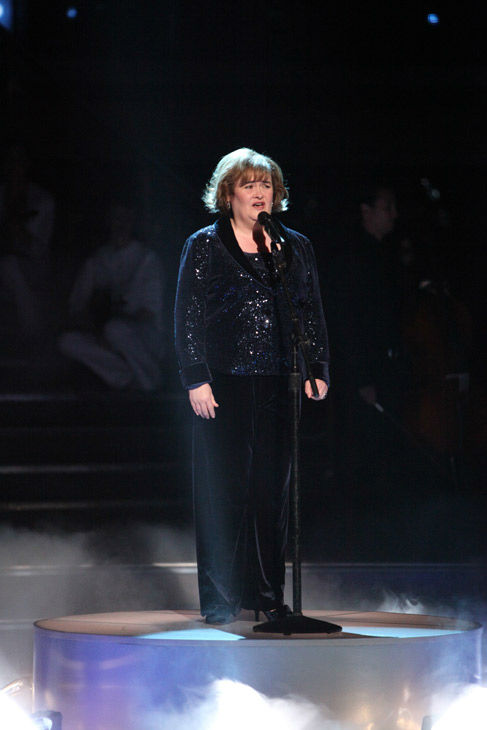 Susan Boyle, graced the stage with a rendition...