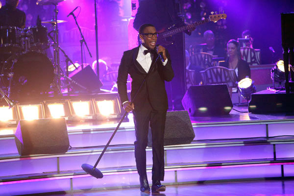 Singer Raphael Saadiq sang an original version...