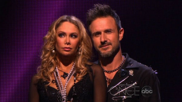 Actor David Arquette and his partner Kym Johnson...
