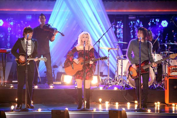 The Band Perry performed live on 'Dancing With...