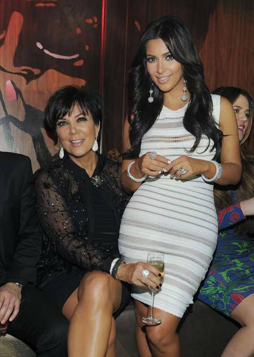 Kris Jenner and Kim Kardashian  celebrate Kim...