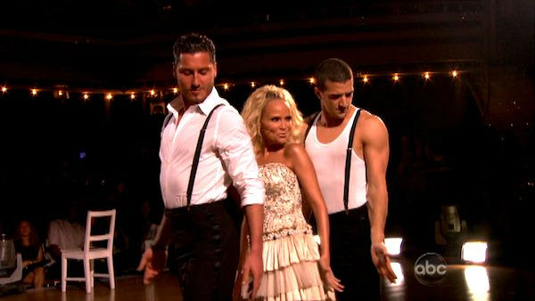 Kristin Chenoweth performs 'Maybe This Time' from Cabaret and 'I Could Have Danced All Night' from 'The King and I' on the October 24 episode 'Dancing With The Stars.'