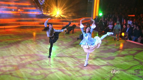 Lacey Schwimmer and Mark Ballas did a special...