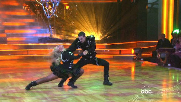 Lacey Schwimmer and Mark Ballas did a special...