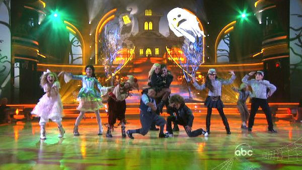 Lacey Schwimmer and Mark Ballas did a special...