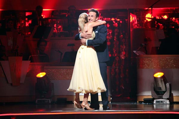 Actor David Arquette and his partner Kym Johnson...