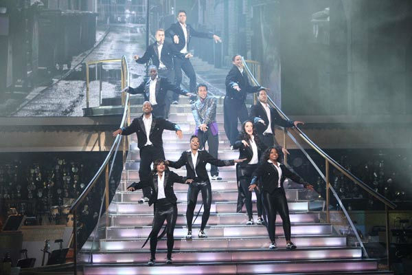 The 'Macy's Stars of Dance' featured on 'Dancing With The Stars: The Results Show' on Tuesday, October 25, was a tribute to three Broadway shows. It included choreography by Emmy Award-winning choreographer Kenny Ortega and starred 'High School Musical' a