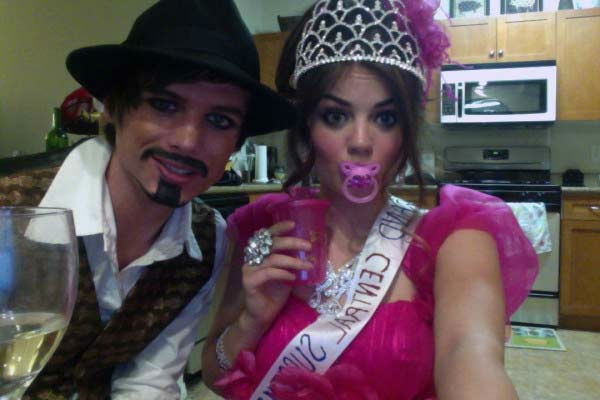'Pretty Little Liars' star Lucy Hale dressed up as a constant from 'Toddlers and Tiaras,' <a href=