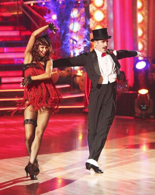 Actor David Arquette and his partner Kym Johnson...