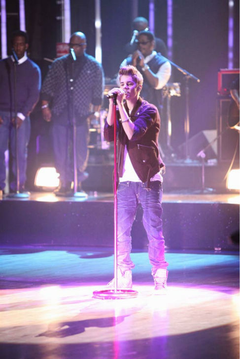Justin Bieber was joined by Boyz II Men for a...