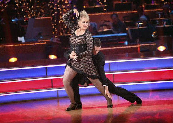 Television host Nancy Grace and her partner...