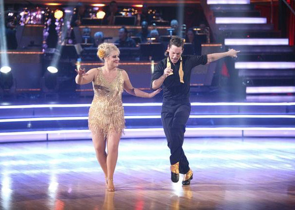 Television host Nancy Grace and her partner Tristan Macmanus received 24 out of 30 from the judges for their Tango and 20 out of 30 for their Instant Jive, for a total of 44 on the November 7 episode of 'Dancing With The Stars.'