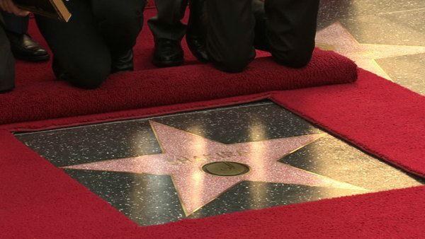 Singer Shakira receives a star on the Hollywood...