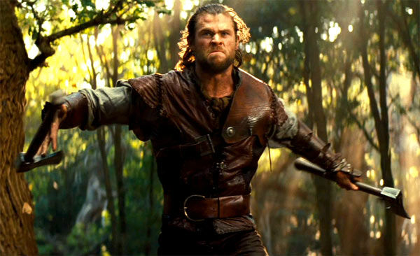 Chris Hemsworth appears in a still from 'Snow...