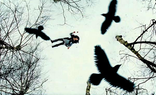 Kristen Stewart appears in a still from 'Snow...