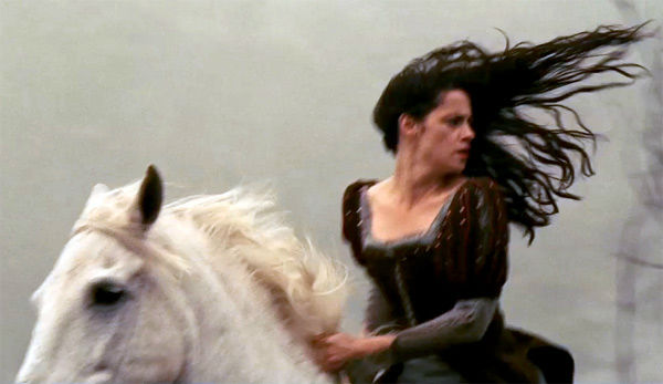 Kristen Stewart appears in a still from 'Snow...
