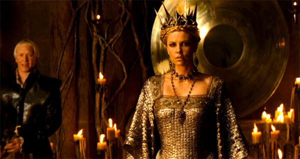 Charlize Theron appears in a still from 'Snow...