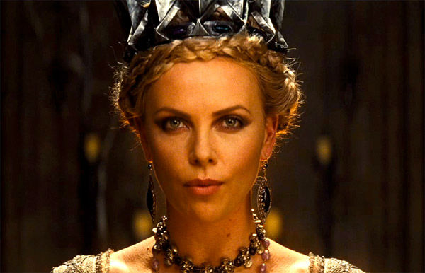 Charlize Theron appears in a still from 'Snow...