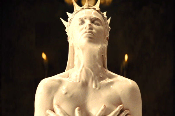 Charlize Theron appears in a still from 'Snow...