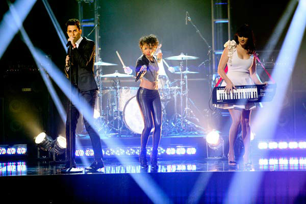 Cobra Starship also hit the stage for a...