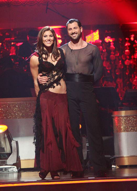 U.S. soccer star Hope Solo and her partner...
