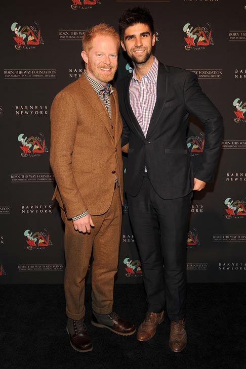 Jesse Tyler Ferguson arrives at the unveiling of...