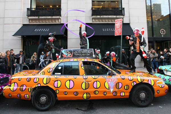 The outside of the store prior to the unveiling of 'Gaga's Workshop' at Barneys New York on November 21.