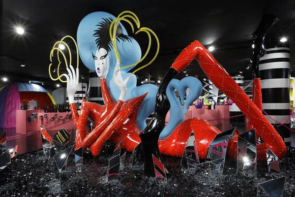 Photos of 'Gaga's Workshop' at Barneys New York...
