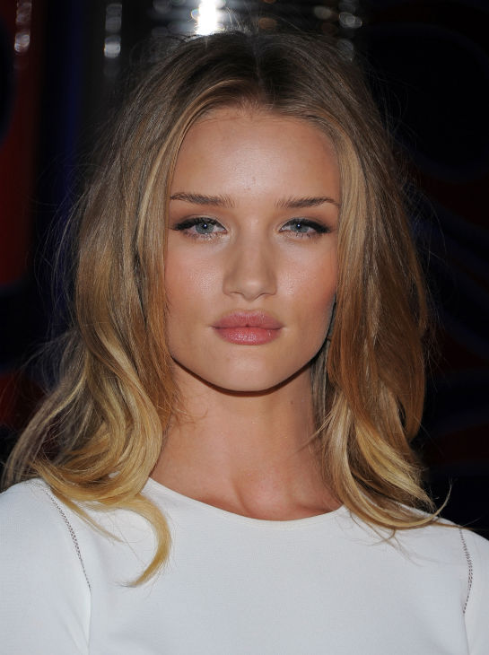 Actress Rosie Huntington-Whiteley arrives at the...