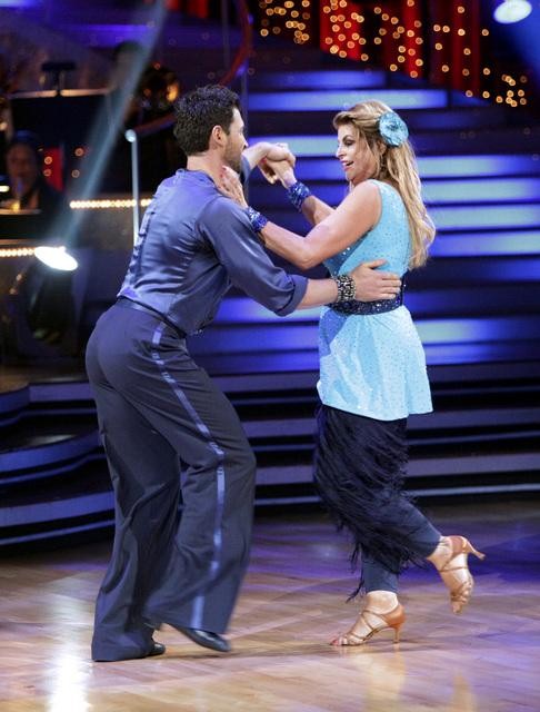Kirstie Alley and her partner Maksim...