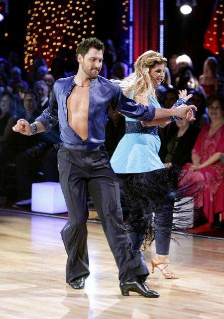 Kirstie Alley and her partner Maksim...