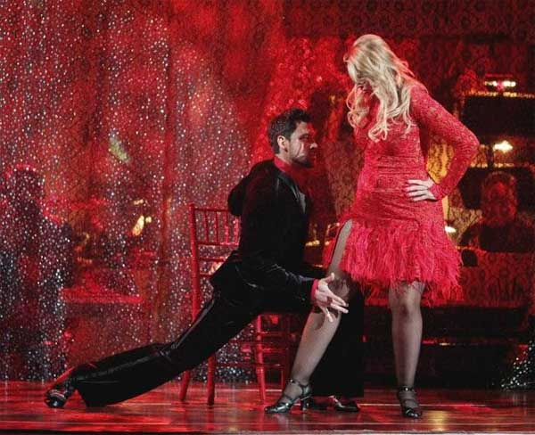 Kirstie Alley and her partner Maksim...