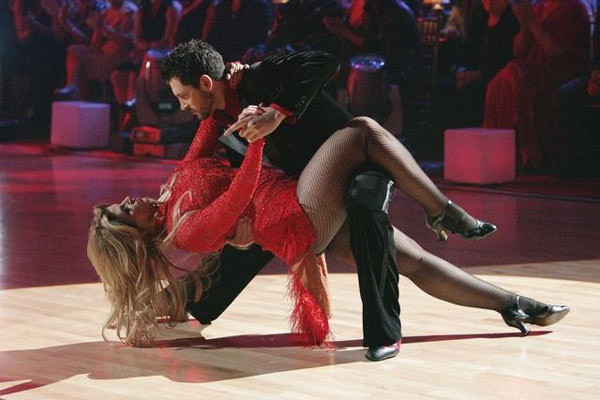 Kirstie Alley and her partner Maksim...
