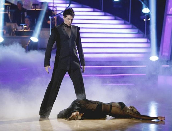 Ralph Macchio and his partner Karina Smirnoff...
