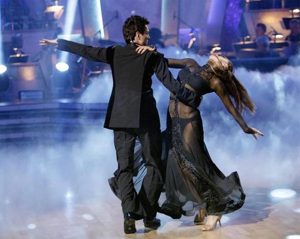 Ralph Macchio and his partner Karina Smirnoff...